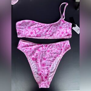 NWT Kendall & Kylie (flower mix) bikini M